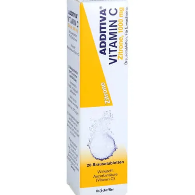 ADDITIVA Vitamin C 1 g Brausetabletten 20 St