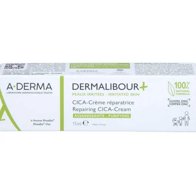 A-DERMA DERMALIBOUR+ CICA reparierende Creme 15 ml