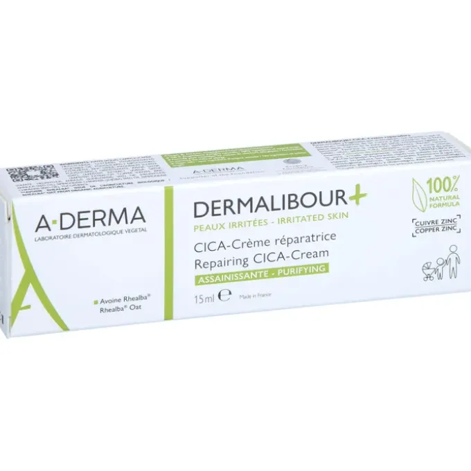A-DERMA DERMALIBOUR+ CICA reparierende Creme 15 ml