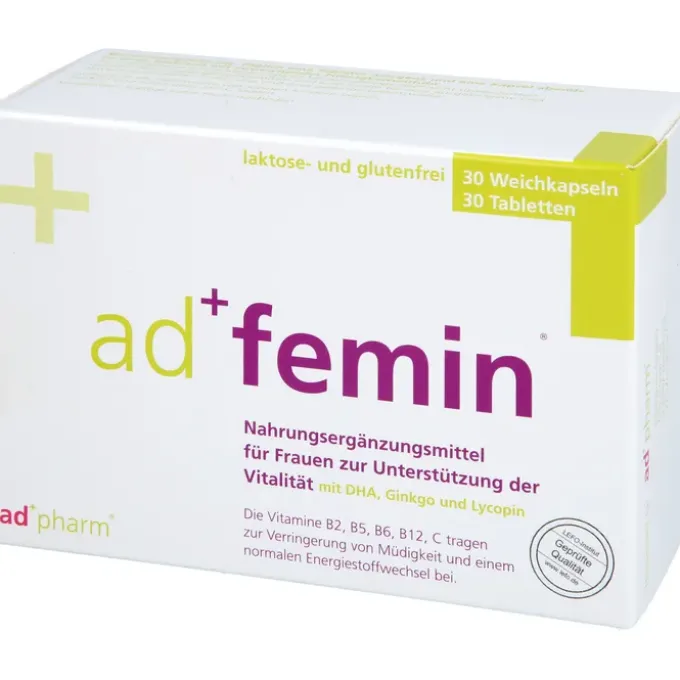 ADFEMIN Monatspackung 30 Weichkaps.+30 Tabl. 60 Stück