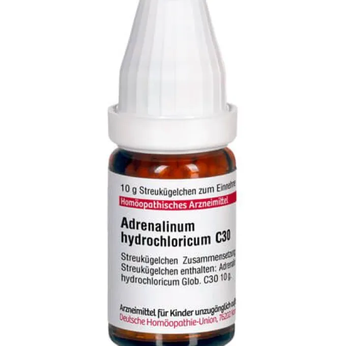 ADRENALINUM HYDROCHLORICUM C 30 Globuli 10 g
