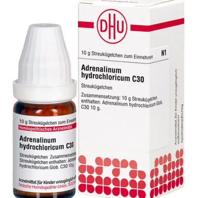 ADRENALINUM HYDROCHLORICUM C 30 Globuli 10 g