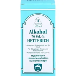 ALKOHOL 70% V/V Hetterich 100 ml