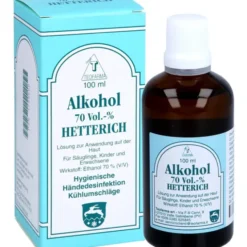 ALKOHOL 70% V/V Hetterich 100 ml