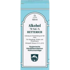 ALKOHOL 70% V/V Hetterich 100 ml