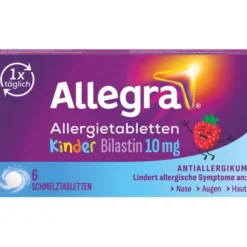 ALLEGRA Allergietabletten Kinder 10 mg Schmelztab. 6 St