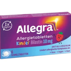 ALLEGRA Allergietabletten Kinder 10 mg Schmelztab. 6 St