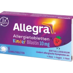 ALLEGRA Allergietabletten Kinder 10 mg Schmelztab. 6 St