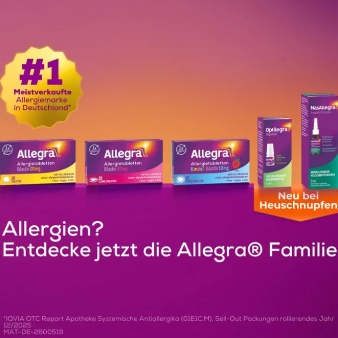 ALLEGRA Allergietabletten 20 mg Tabletten 20 St