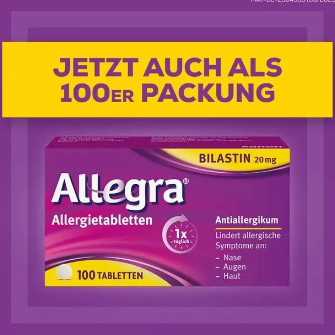 ALLEGRA Allergietabletten 20 mg Tabletten 50 St