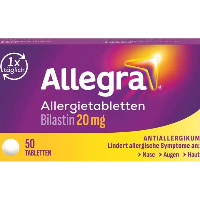 ALLEGRA Allergietabletten 20 mg Tabletten 50 St