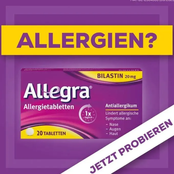 ALLEGRA Allergietabletten 20 mg Tabletten 50 St