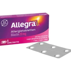 ALLEGRA Allergietabletten 20 mg Schmelztabletten 6 St