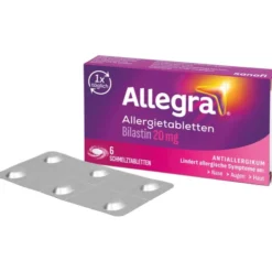 ALLEGRA Allergietabletten 20 mg Schmelztabletten 6 St