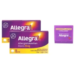 ALLEGRA Allergietabletten 20 mg Tabletten + Kinderpflaster 2 St  à 50 St