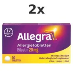 Allegra® - schnell bei Heuschnupfen & ganzjährigen Allergien 2x 50St