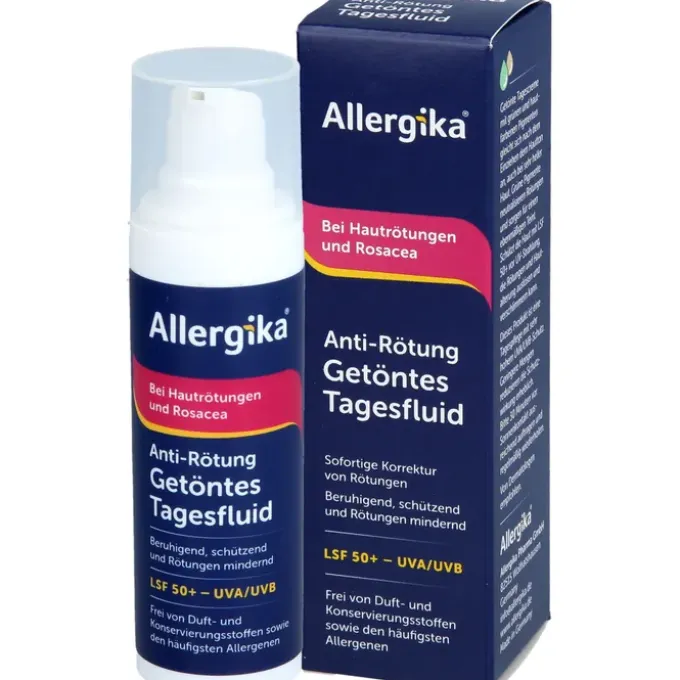 ALLERGIKA Anti-Rötung getöntes Tagesfluid LSF 50+ 30 ml