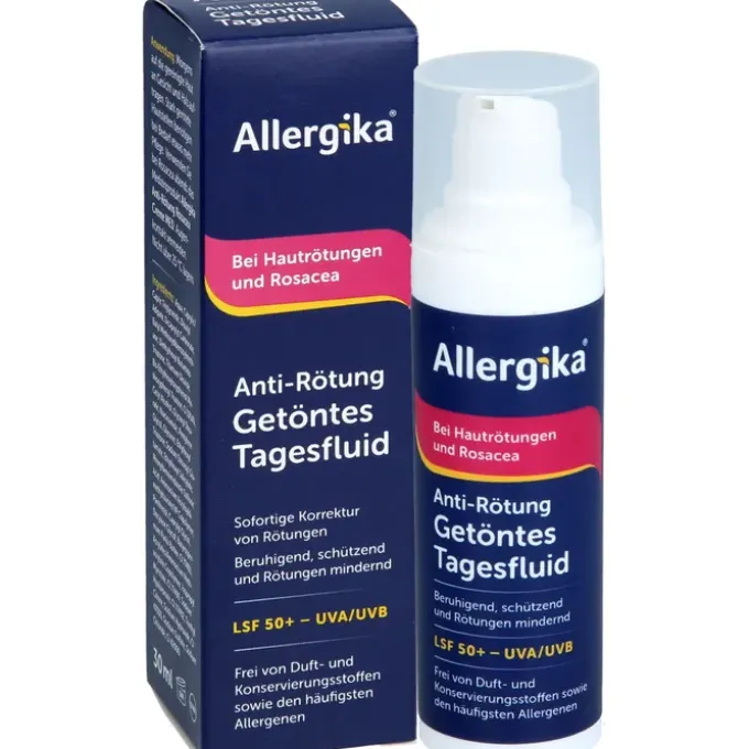 ALLERGIKA Anti-Rötung getöntes Tagesfluid LSF 50+ 30 ml