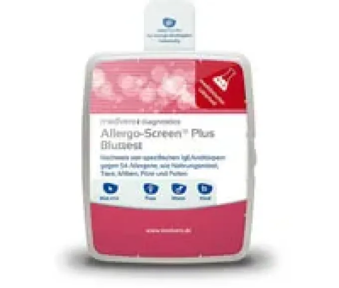 ALLERGO SCREEN Bluttest Nahrungsmittel plus 1 St