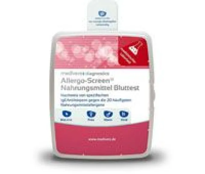 ALLERGO SCREEN Bluttest Nahrungsmittel 1 St