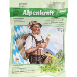 ALPENKRAFT Kräuterbonbons mit Honig+Malz Salus 75 g