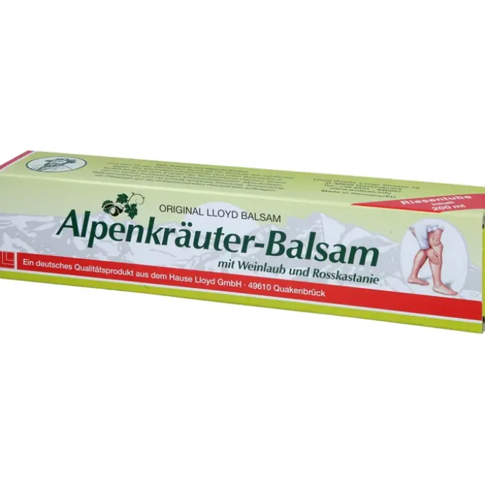 ALPENKRÄUTER Balsam m.Weinlaub+Rosskastanie LLOYD 200 ml