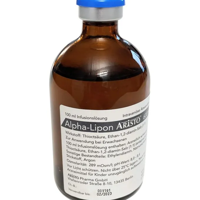 ALPHA LIPON Aristo 600 mg Infusionslösung 5X100 ml