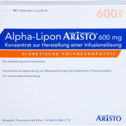 ALPHA LIPON Aristo 600 mg Konz.z.Herst.e.Inf.-Lsg. 5X24 ml