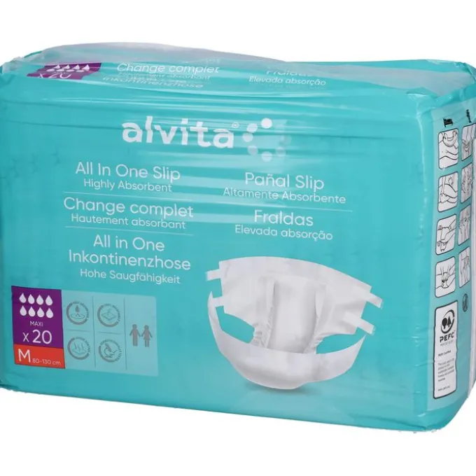 ALVITA All-in-One Inkontinenzhose maxi med.Nacht 20 St