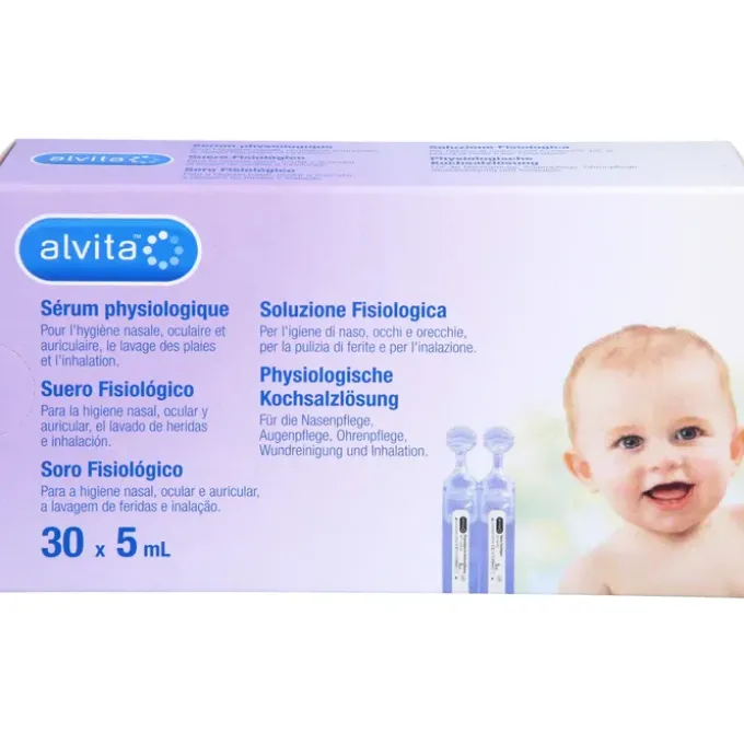 ALVITA physiologische Kochsalzlösung Ampullen 150 ml