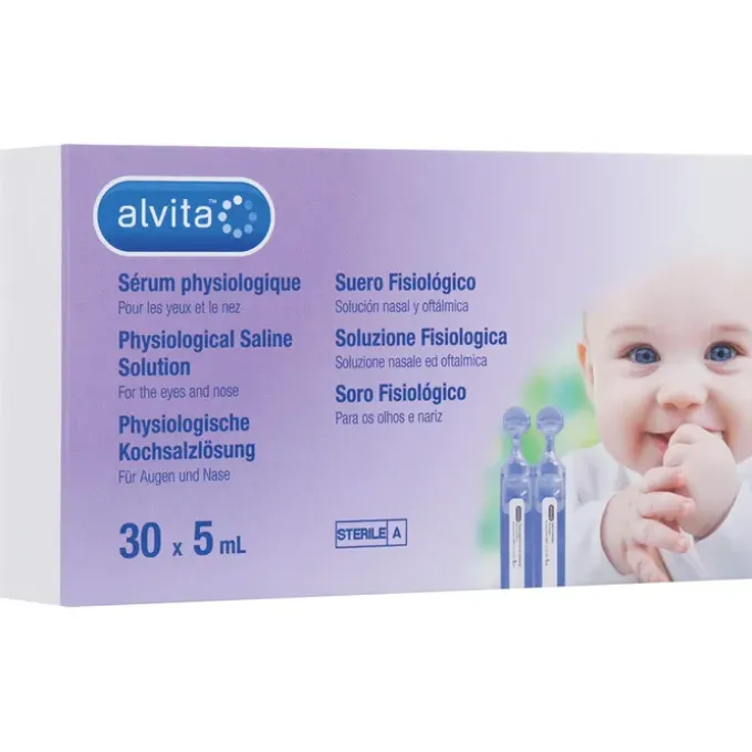 ALVITA physiologische Kochsalzlösung Ampullen 150 ml