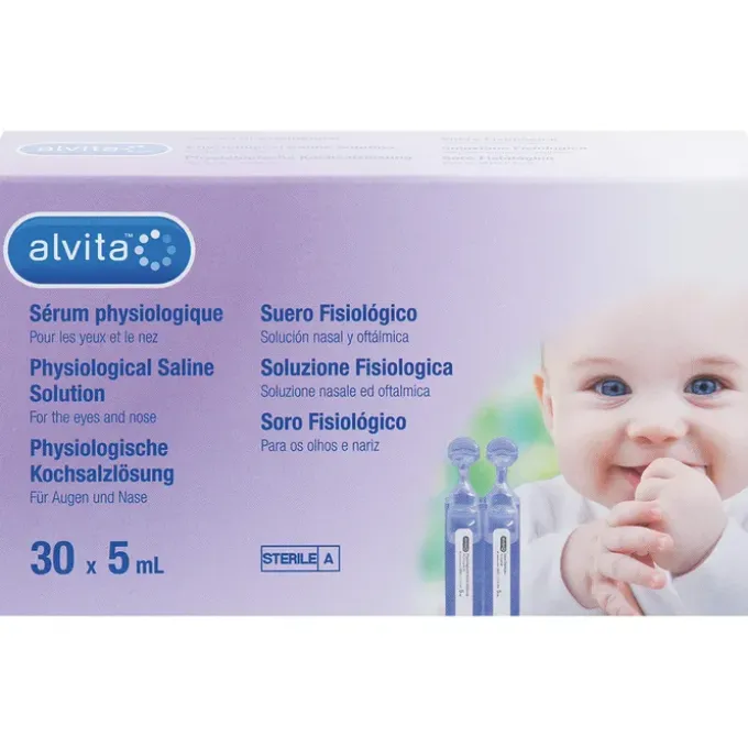 ALVITA physiologische Kochsalzlösung Ampullen 150 ml