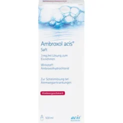 AMBROXOL acis Saft 100 ml