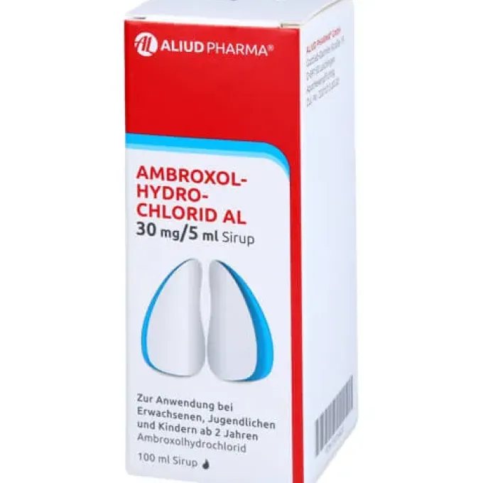 Ambroxolhydrochlorid AL 30 mg / 5 ml Sirup zur Erleichterung des Abhustens bei erkältungsbedingter Bronchitis (Schleimlöser) 100 ml