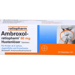 AMBROXOL-ratiopharm 60 mg Hustenlöser Tabletten 20 Stück