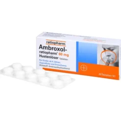 AMBROXOL-ratiopharm 60 mg Hustenlöser Tabletten 20 Stück