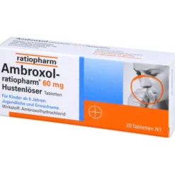 AMBROXOL-ratiopharm 60 mg Hustenlöser Tabletten 20 Stück