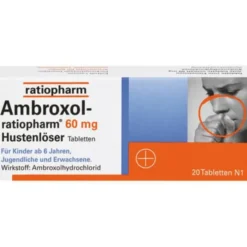 AMBROXOL-ratiopharm 60 mg Hustenlöser Tabletten 20 Stück