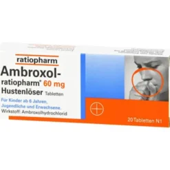 AMBROXOL-ratiopharm 60 mg Hustenlöser Tabletten 20 Stück
