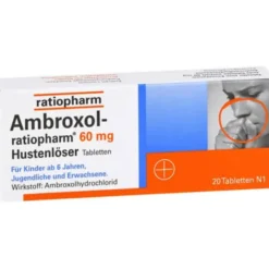 AMBROXOL-ratiopharm 60 mg Hustenlöser Tabletten 20 Stück