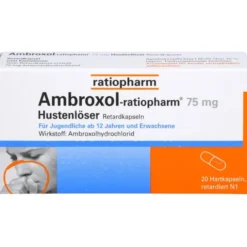 AMBROXOL-ratiopharm 75 mg Hustenlöser Retardkaps. 20 Stück