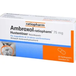 AMBROXOL-ratiopharm 75 mg Hustenlöser Retardkaps. 20 Stück