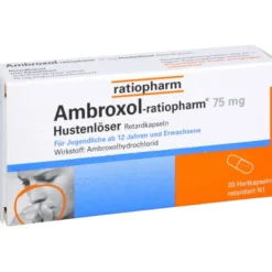 AMBROXOL-ratiopharm 75 mg Hustenlöser Retardkaps. 20 Stück