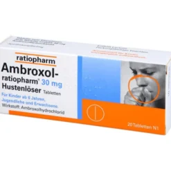 AMBROXOL-ratiopharm 30 mg Hustenlöser Tabletten 20 Stück