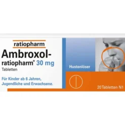 AMBROXOL-ratiopharm 30 mg Hustenlöser Tabletten 20 Stück