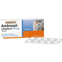 AMBROXOL-ratiopharm 30 mg Hustenlöser Tabletten 20 Stück