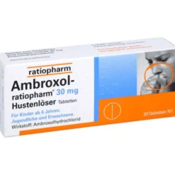 AMBROXOL-ratiopharm 30 mg Hustenlöser Tabletten 20 Stück
