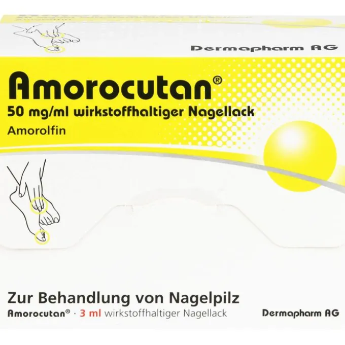 AMOROCUTAN 50 mg/ml wirkstoffhaltiger Nagellack 3 ml