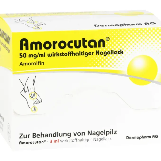 AMOROCUTAN 50 mg/ml wirkstoffhaltiger Nagellack 3 ml