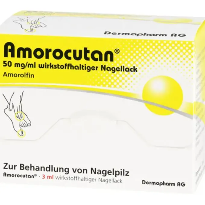 AMOROCUTAN 50 mg/ml wirkstoffhaltiger Nagellack 3 ml